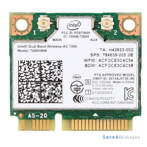 Intel 7260 AC Dual Band Wireless Card